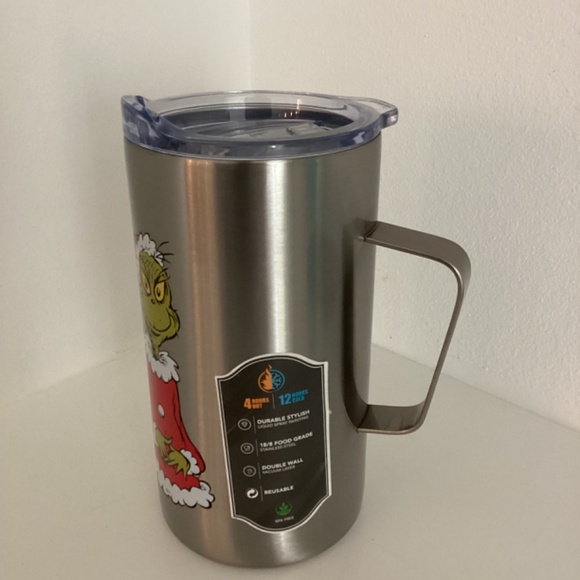 NEW HOW GRINCH STOLE CHRISTMAS STAINLESS STEAL TUMBLER - Picture 5 of 9